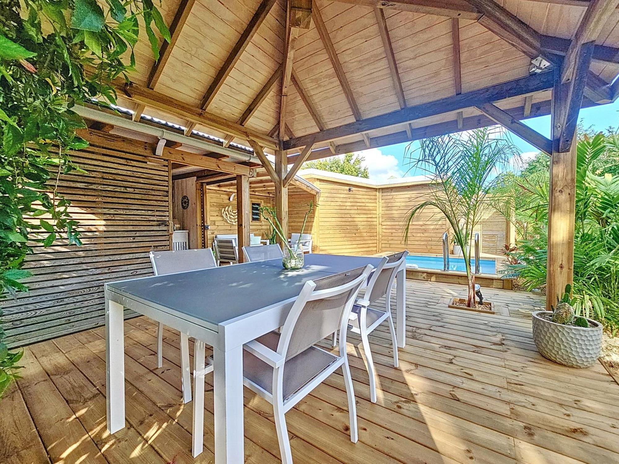 Villa L'Anjou Creole A Sainte Anne En Guadeloupe Avec Piscine Privee Et 2 Chambres Pour 4 Personnes Exteriör bild